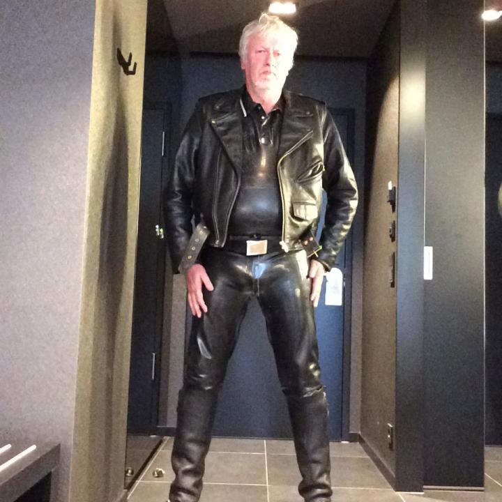 Leather and rubber