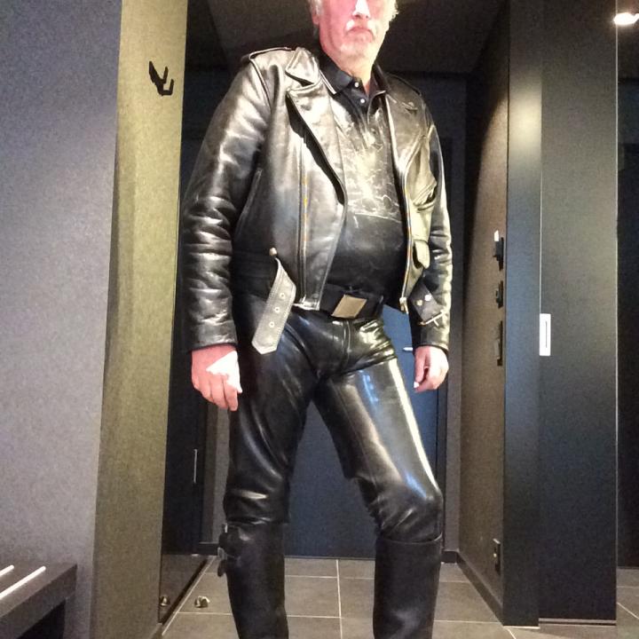 Leather and rubber