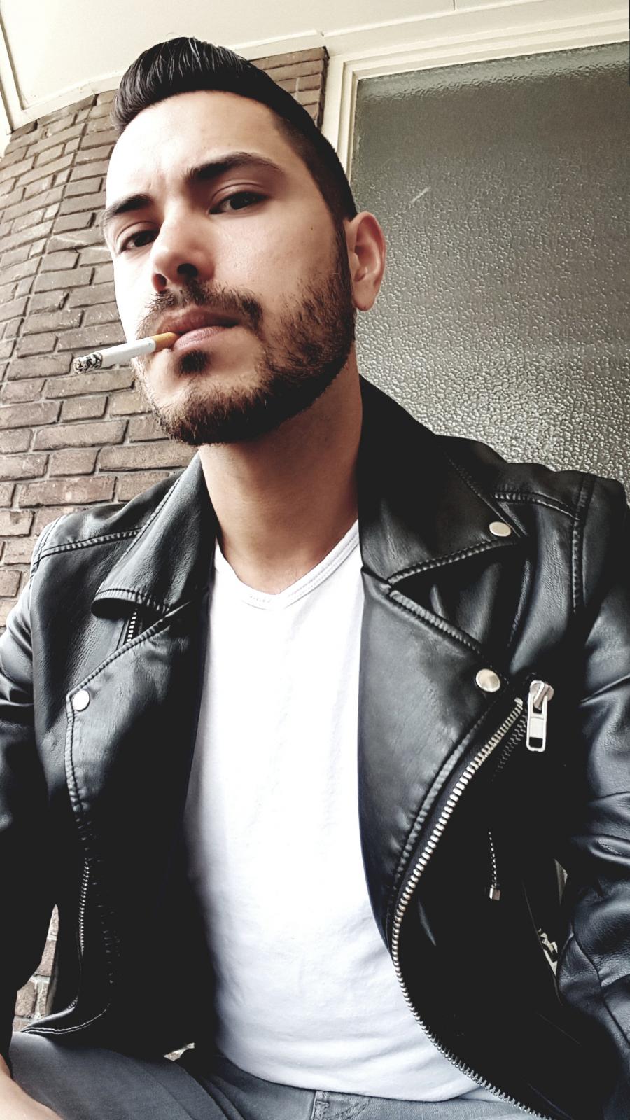 Leather Jacket Smoker